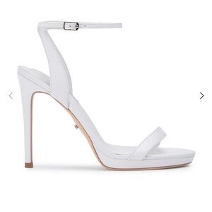Tony Bianco Sky White Nappa Heels